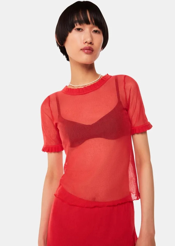 Red Hai Mila Top Women Whistles Tops