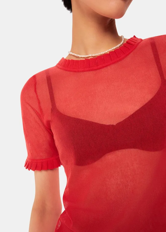 Red Hai Mila Top Women Whistles Tops
