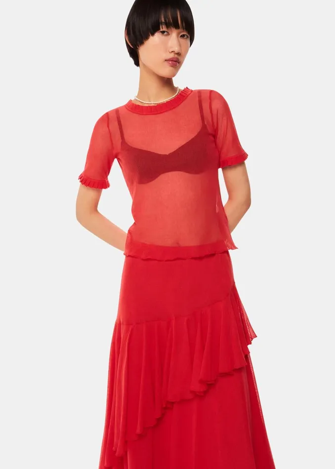 Red Hai Mila Top Women Whistles Tops