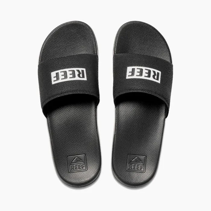 Reef One Slide Reef Blackwhite Men Reef Sandals