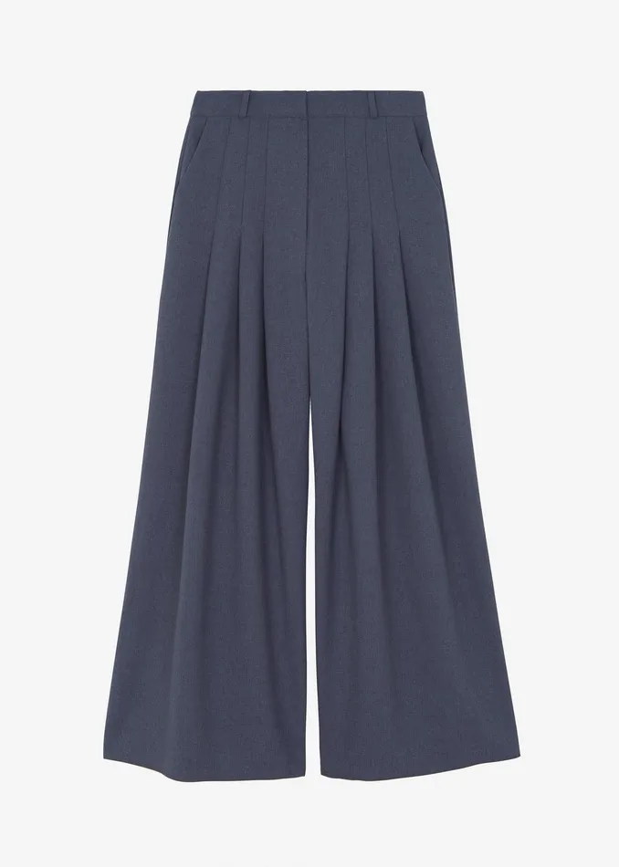 Regina Pleated Trousers 8211 Grey Women The Frankie Shop Clothing
