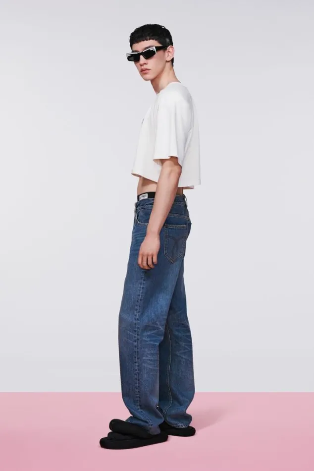 Regular Fit Jeans Mid Blue Mid Blue Men Fiorucci Regular Fit Jeans Mid Blue Mid Blue Men Fiorucci