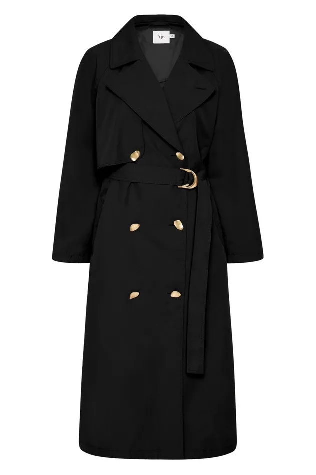 Replica Trench Coat Black Women Aje Blazers Jackets and Coats Replica Trench Coat Black Women Aje Blazers Jackets and Coats