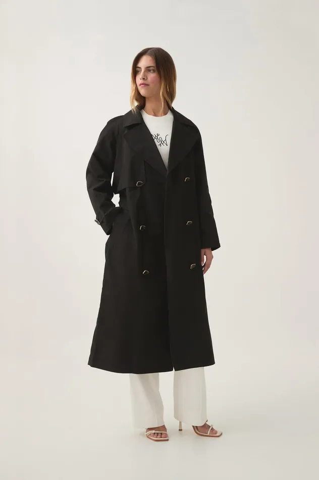 Replica Trench Coat Black Women Aje Blazers Jackets and Coats Replica Trench Coat Black Women Aje Blazers Jackets and Coats