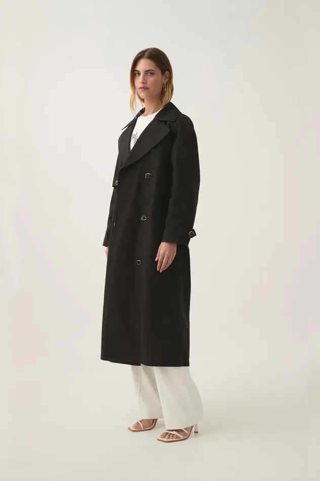 Replica Trench Coat Black Women Aje Blazers Jackets and Coats Replica Trench Coat Black Women Aje Blazers Jackets and Coats