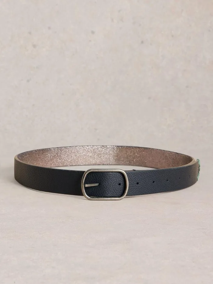 Reversible Belt Leather Pewter Metallic Women White Stuff Belts Reversible Belt Leather Pewter Metallic Women White Stuff Belts