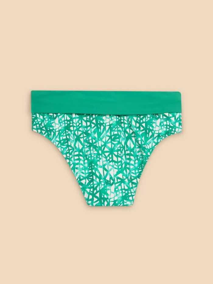 Reversible Fold Down Bottom Green Multi Women White Stuff Swimwear Reversible Fold Down Bottom Green Multi Women White Stuff Swimwear
