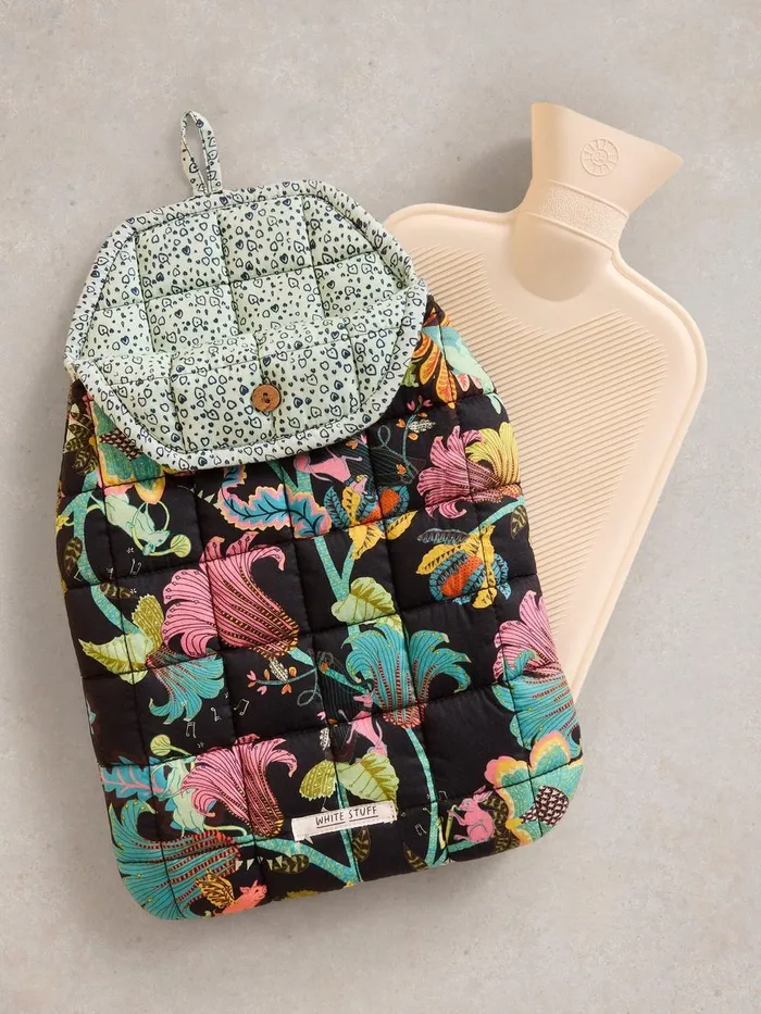 Reversible Hot Water Bottle Black Print Women White Stuff Hot Water Bottles Reversible Hot Water Bottle Black Print Women White Stuff Hot Water Bottles