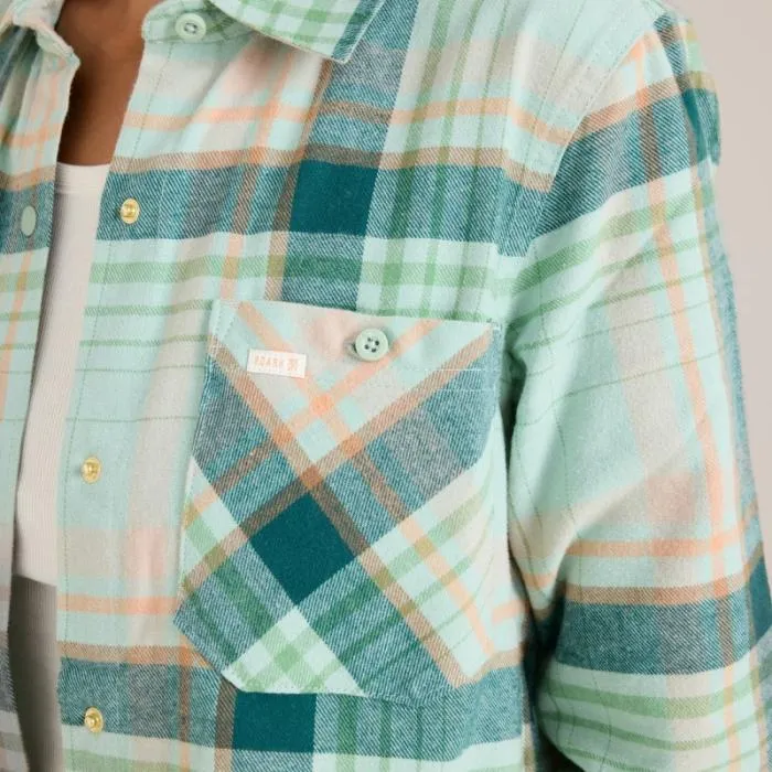 Roark Flannels Women Alpine Flannel Aquavit Roark Flannels Women Alpine Flannel Aquavit