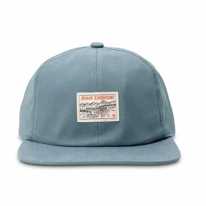 Roark Hats Men Campover Strapback Hat Blue