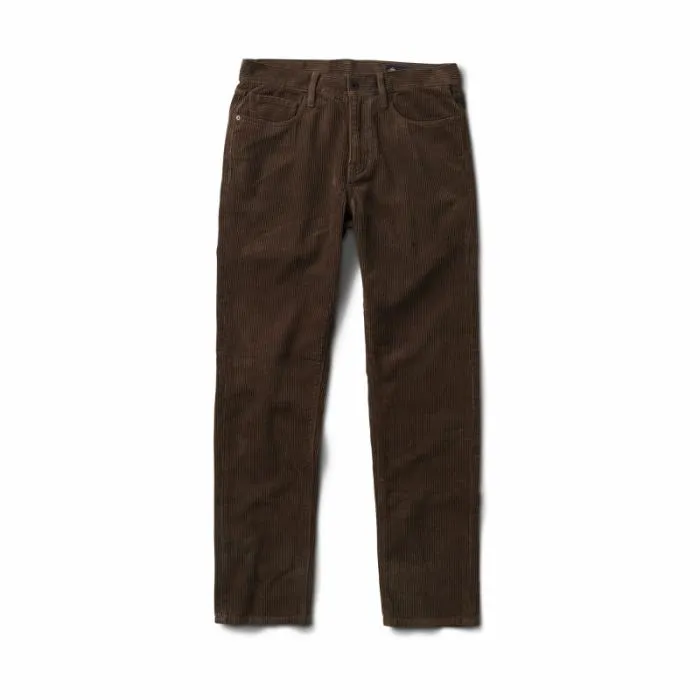 Roark Jeans Men HWY 128 Straight Fit Corduroy 5pocket Pants Kaffa