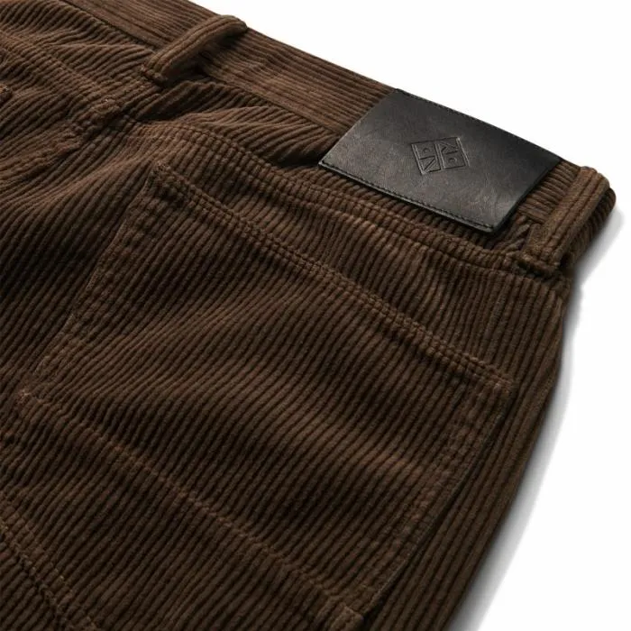 Roark Jeans Men HWY 128 Straight Fit Corduroy 5pocket Pants Kaffa Roark Jeans Men HWY 128 Straight Fit Corduroy 5pocket Pants Kaffa