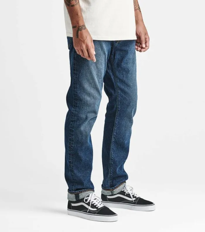 Roark Jeans Men HWY 133 Slim Straight 5pocket Denim Medium Classic Roark Jeans Men HWY 133 Slim Straight 5pocket Denim Medium Classic