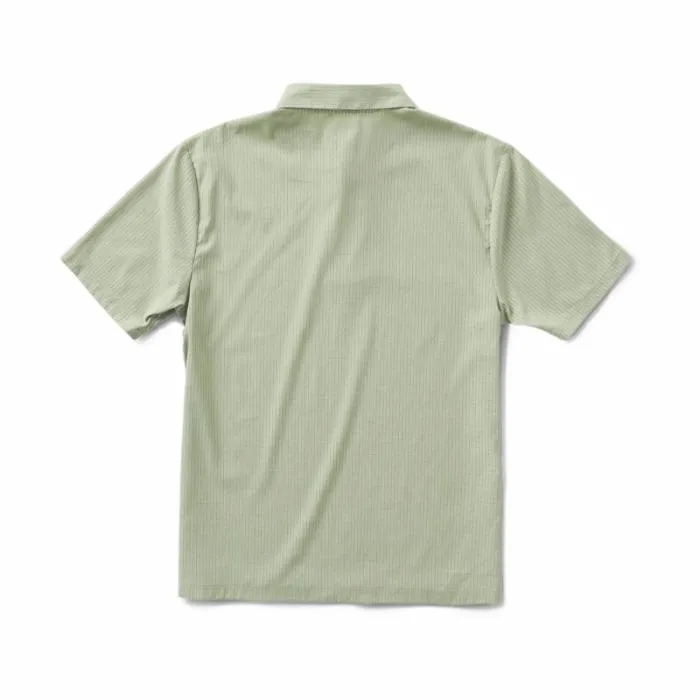 Roark Shirts Men Bless Up Breathable Stretch Polo Shirt Dusty Green Roark Shirts Men Bless Up Breathable Stretch Polo Shirt Dusty Green