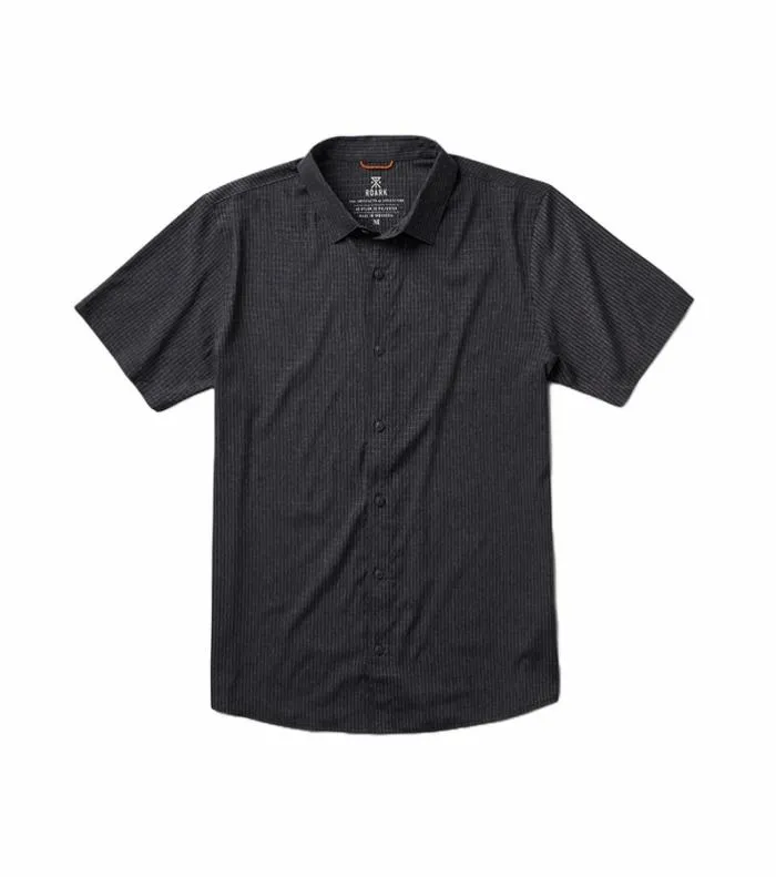 Roark Shirts Men Bless Up Breathable Stretch Shirt Black