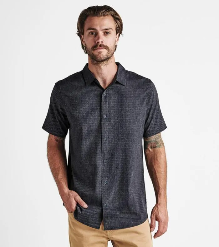 Roark Shirts Men Bless Up Breathable Stretch Shirt Black Roark Shirts Men Bless Up Breathable Stretch Shirt Black