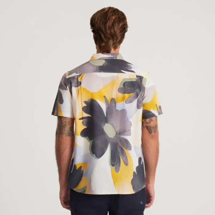 Roark Shirts Men Journey Short Sleeve Button Up Shirt Night Bloom Spice Roark Shirts Men Journey Short Sleeve Button Up Shirt Night Bloom Spice