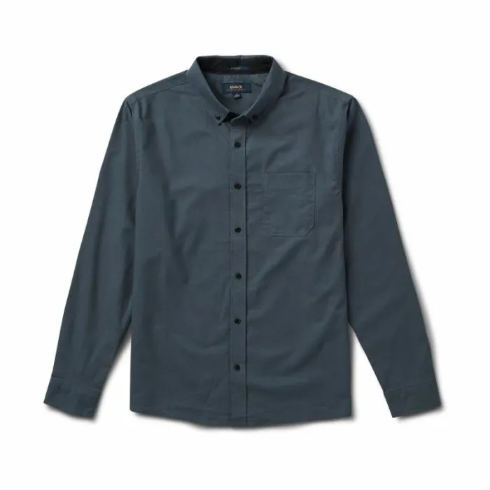 Roark Shirts Men Scholar Stretch Long Sleeve Button Up Shirt Orion