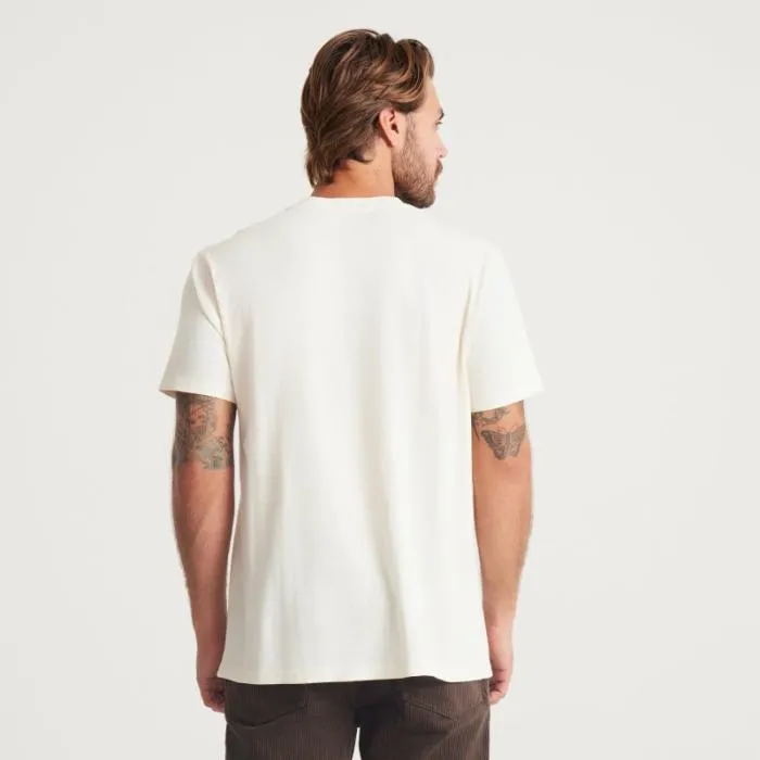 Roark Tees Men Made To Fade Short Sleeve Tee Washed Off White Roark Tees Men Made To Fade Short Sleeve Tee Washed Off White
