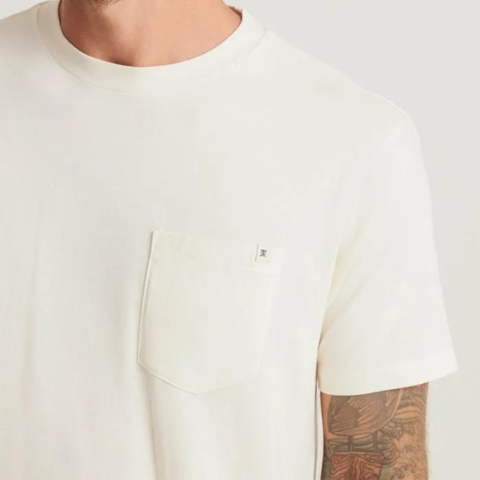 Roark Tees Men Made To Fade Short Sleeve Tee Washed Off White Roark Tees Men Made To Fade Short Sleeve Tee Washed Off White
