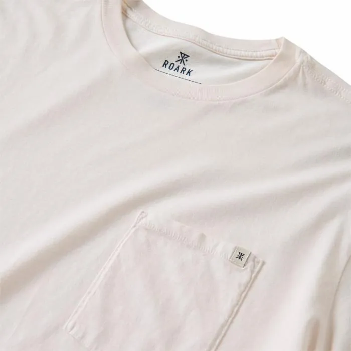 Roark Tees Men Made To Fade Short Sleeve Tee Washed Off White Roark Tees Men Made To Fade Short Sleeve Tee Washed Off White