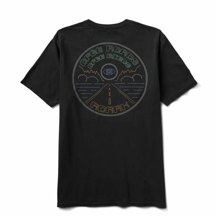 Roark Tees Men Open Roads Premium Tee Black