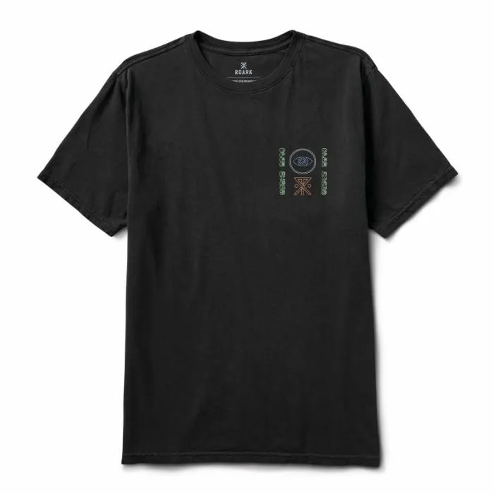 Roark Tees Men Open Roads Premium Tee Black Roark Tees Men Open Roads Premium Tee Black