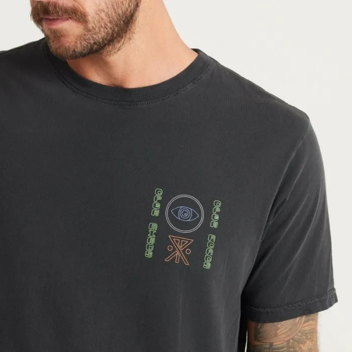 Roark Tees Men Open Roads Premium Tee Black Roark Tees Men Open Roads Premium Tee Black