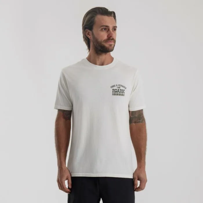 Roark Tees Men Seek and Explore Premium Tee Off White Roark Tees Men Seek and Explore Premium Tee Off White