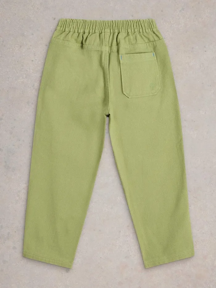 Rory Twill Trouser Khaki Green Kids White Stuff Trousers