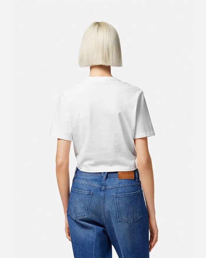 Safety Pin 1978 ReEdition Logo TShirt Blackwhite Women Versace TShirts and Sweatshirts