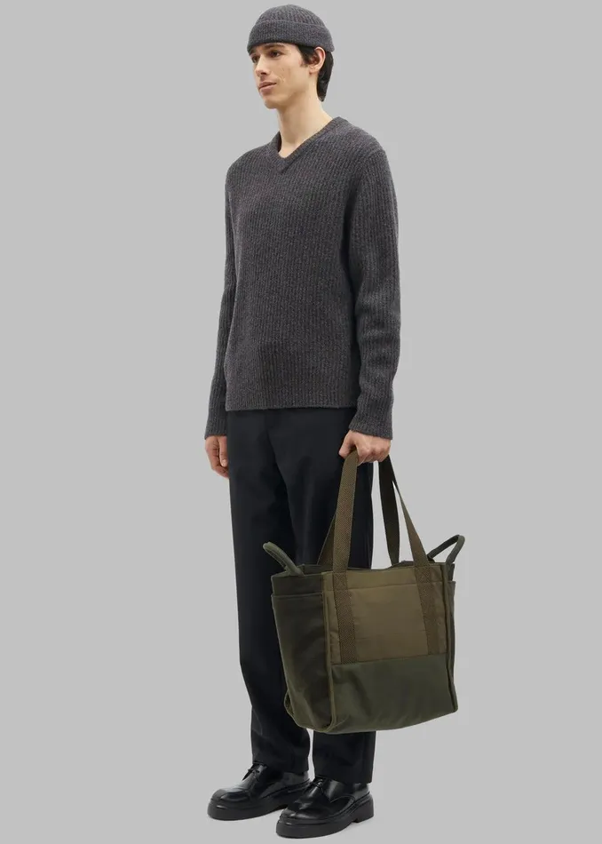 Samse Samse Sakoji VNeck 8211 Volcanic Ash WomenMen The Frankie Shop Clothing
