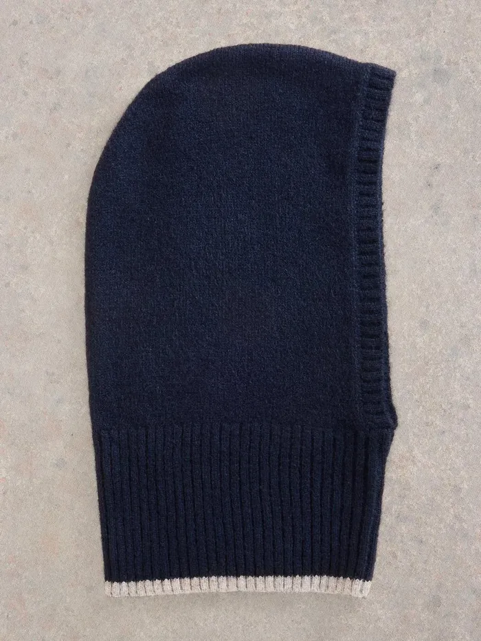 Scarlett Knitted Hood Dark Navy Women White Stuff Hats and Gloves