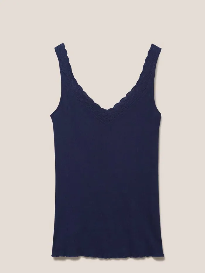 SEABREEZE VEST V NECK French Navy Women White Stuff Tops and Tees SEABREEZE VEST V NECK French Navy Women White Stuff Tops and Tees