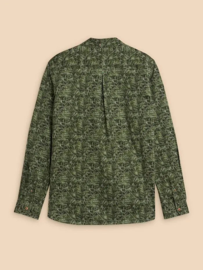 Seaweed Printed Shirt Green Print Men White Stuff Shirts Seaweed Printed Shirt Green Print Men White Stuff Shirts