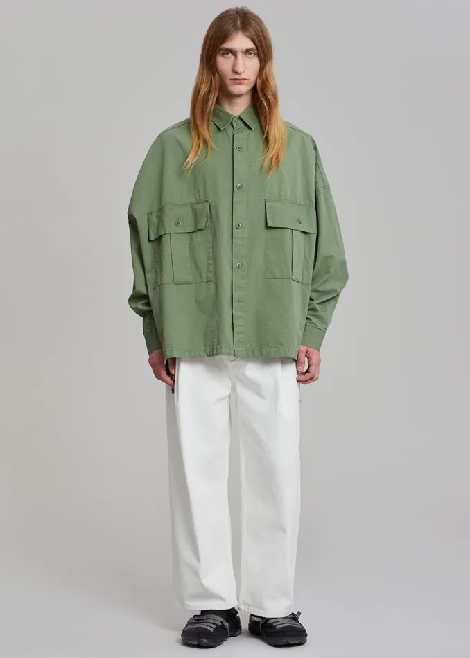 Seb Cargo Shirt 8211 Army Green Men The Frankie Shop Clothing
