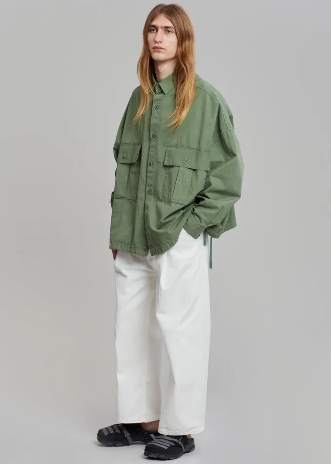 Seb Cargo Shirt 8211 Army Green Men The Frankie Shop Clothing