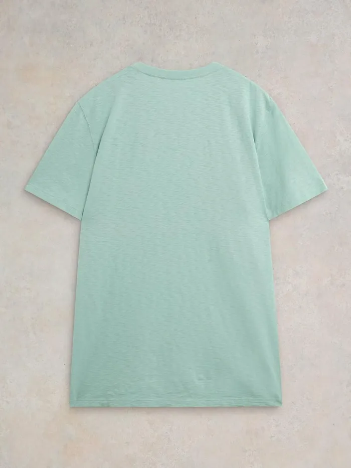 Shark Pocket Graphic Tee Mint Green Men White Stuff TShirts Shark Pocket Graphic Tee Mint Green Men White Stuff TShirts