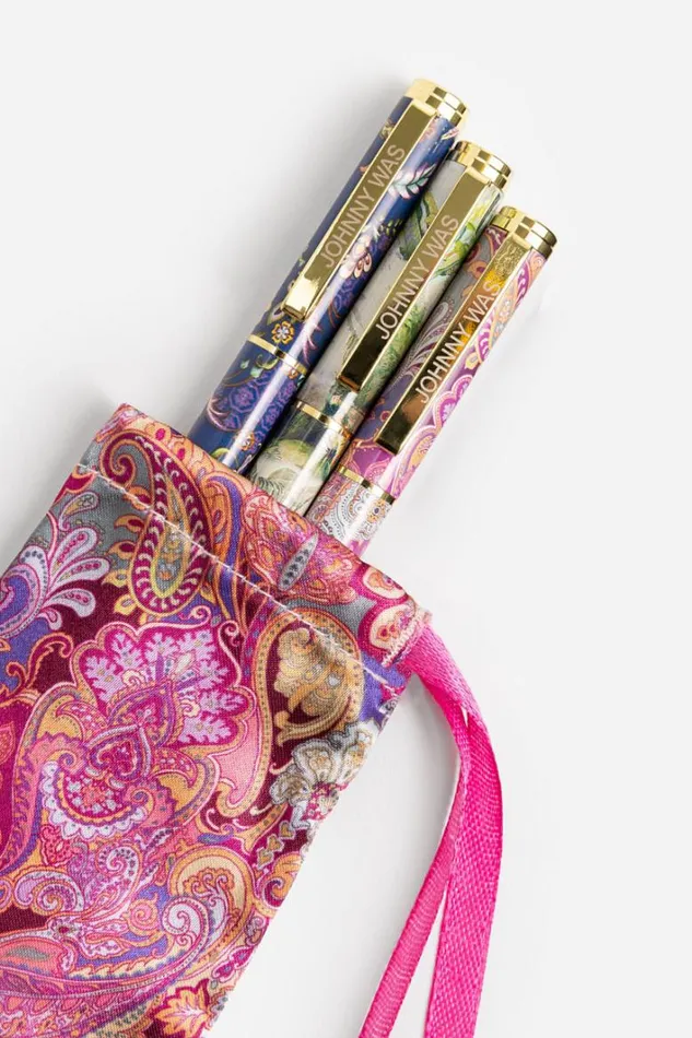 Shop Johnny Was Home Accessories Sandalwood Pink Pen Set Sandalwood Pink