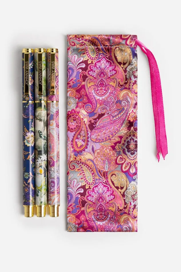 Shop Johnny Was Home Accessories Sandalwood Pink Pen Set Sandalwood Pink