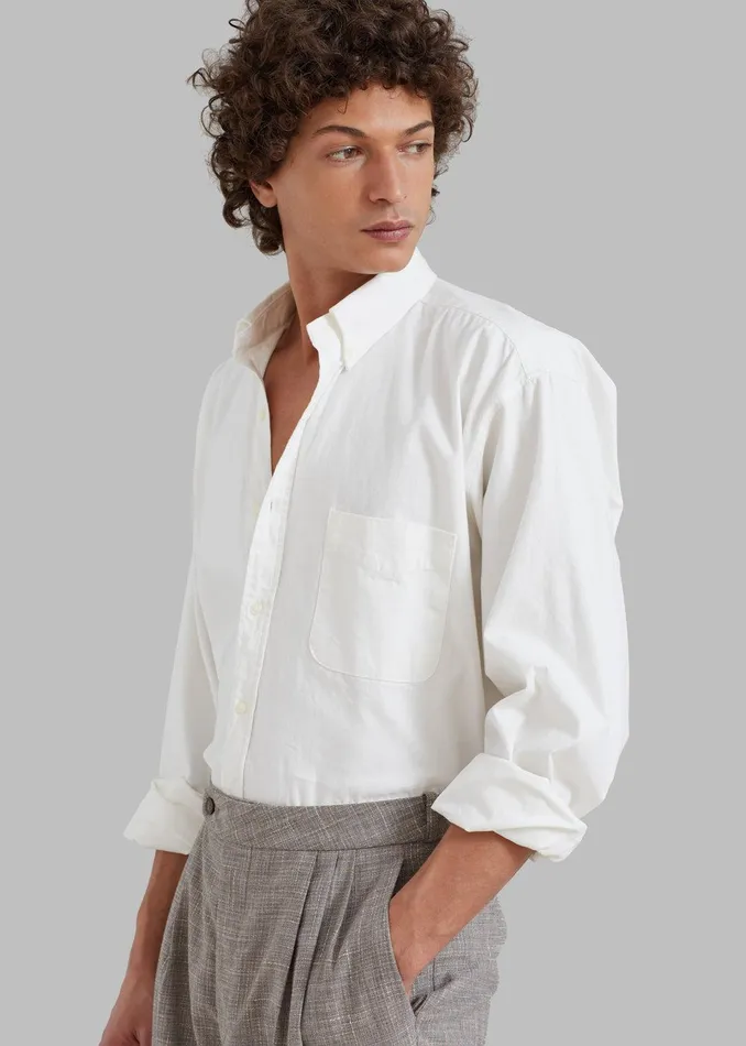 Sinclair Shirt 8211 White Men The Frankie Shop Clothing