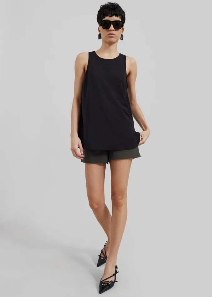 Solene Tank Top 8211 Black Women The Frankie Shop Clothing