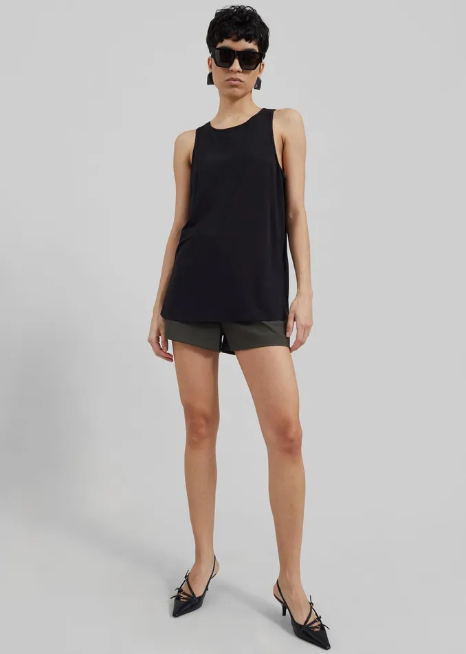 Solene Tank Top 8211 Black Women The Frankie Shop Clothing