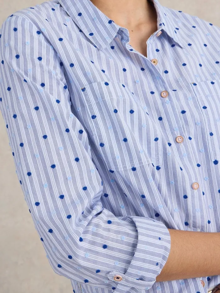 Sophie Organic Cotton Shirt Light Blue Women White Stuff Shirts and Blouses Sophie Organic Cotton Shirt Light Blue Women White Stuff Shirts and Blouses