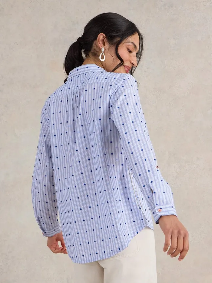 Sophie Organic Cotton Shirt Light Blue Women White Stuff Shirts and Blouses Sophie Organic Cotton Shirt Light Blue Women White Stuff Shirts and Blouses