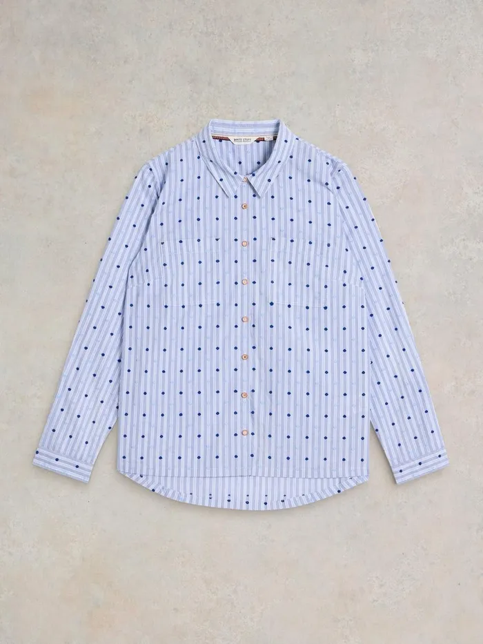 Sophie Organic Cotton Shirt Light Blue Women White Stuff Shirts and Blouses Sophie Organic Cotton Shirt Light Blue Women White Stuff Shirts and Blouses