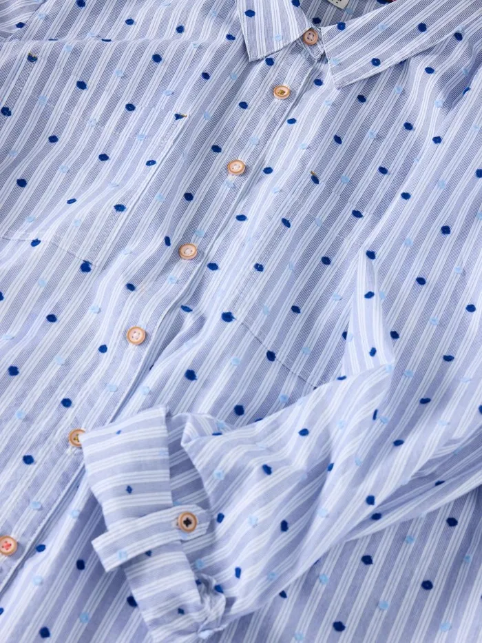 Sophie Organic Cotton Shirt Light Blue Women White Stuff Shirts and Blouses Sophie Organic Cotton Shirt Light Blue Women White Stuff Shirts and Blouses