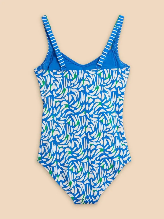 Splash Printed Tummy Control Swimsuit Blue Multi Women White Stuff Swimwear Splash Printed Tummy Control Swimsuit Blue Multi Women White Stuff Swimwear