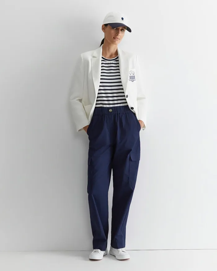 Sportscraft Club Jersey Blazer Milk Women Blazers