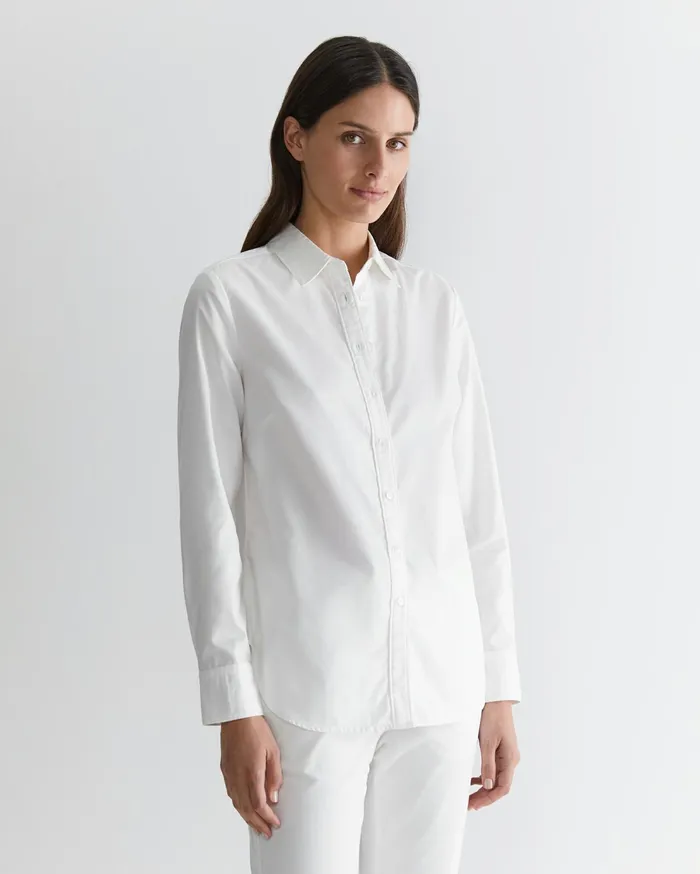 Sportscraft Emily Oxford Shirt White Women Shirts